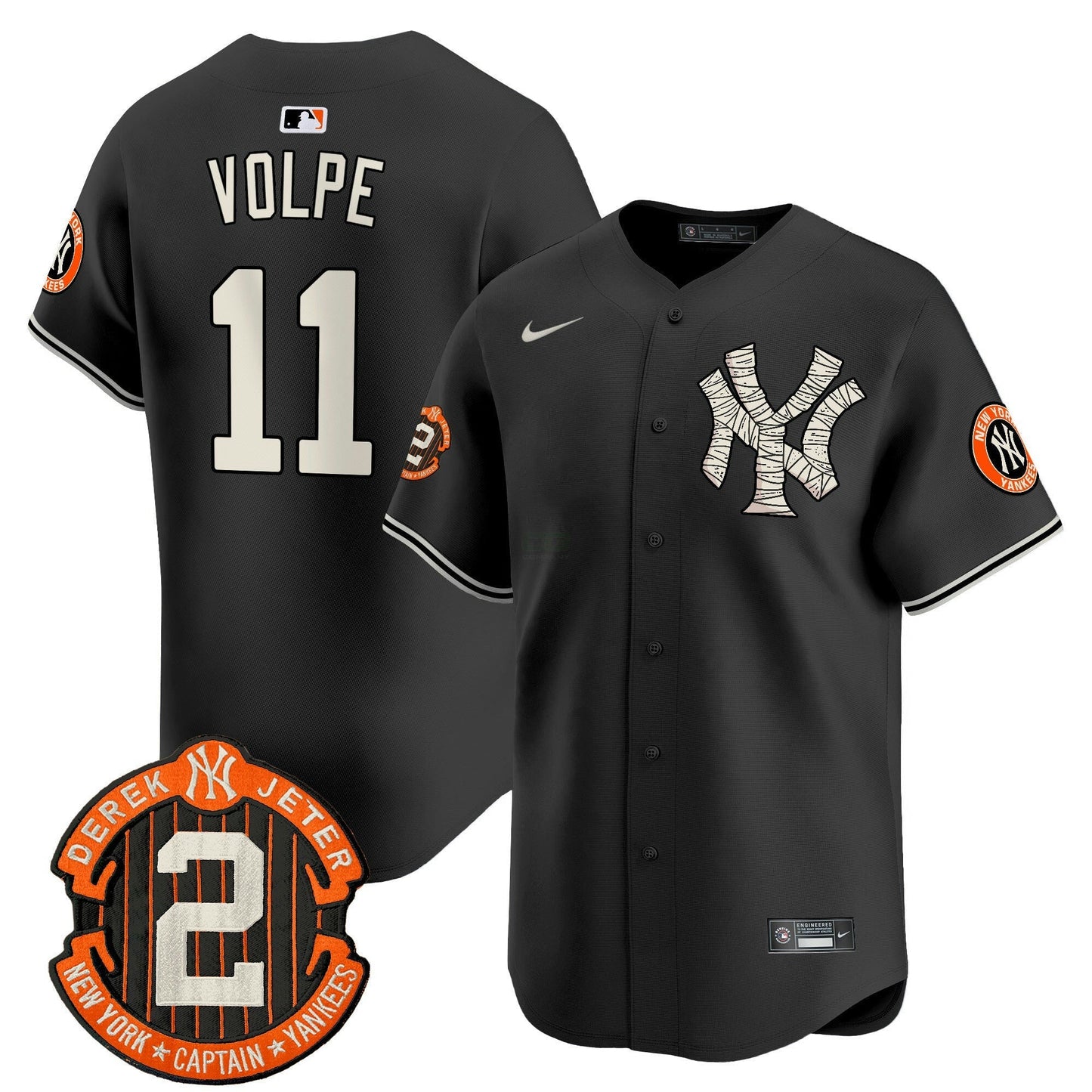 Camisa MLB New York Yankees Men’s Halloween Vapor Premier Limited Jersey