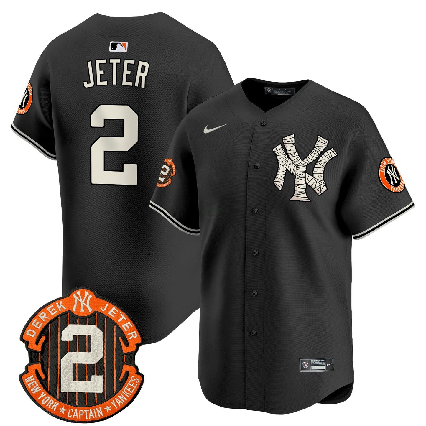 Camisa MLB New York Yankees Men’s Halloween Vapor Premier Limited Jersey
