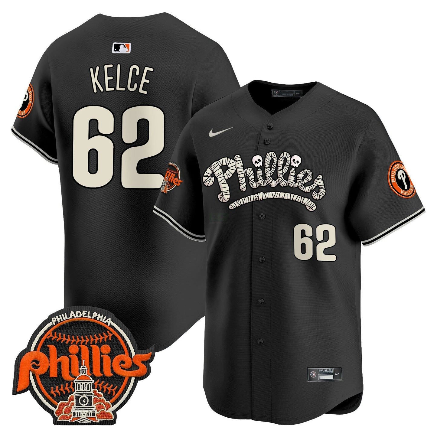 Camisa MLB Philadelphia Phillies Men’s Halloween Vapor Premier Limited Jersey