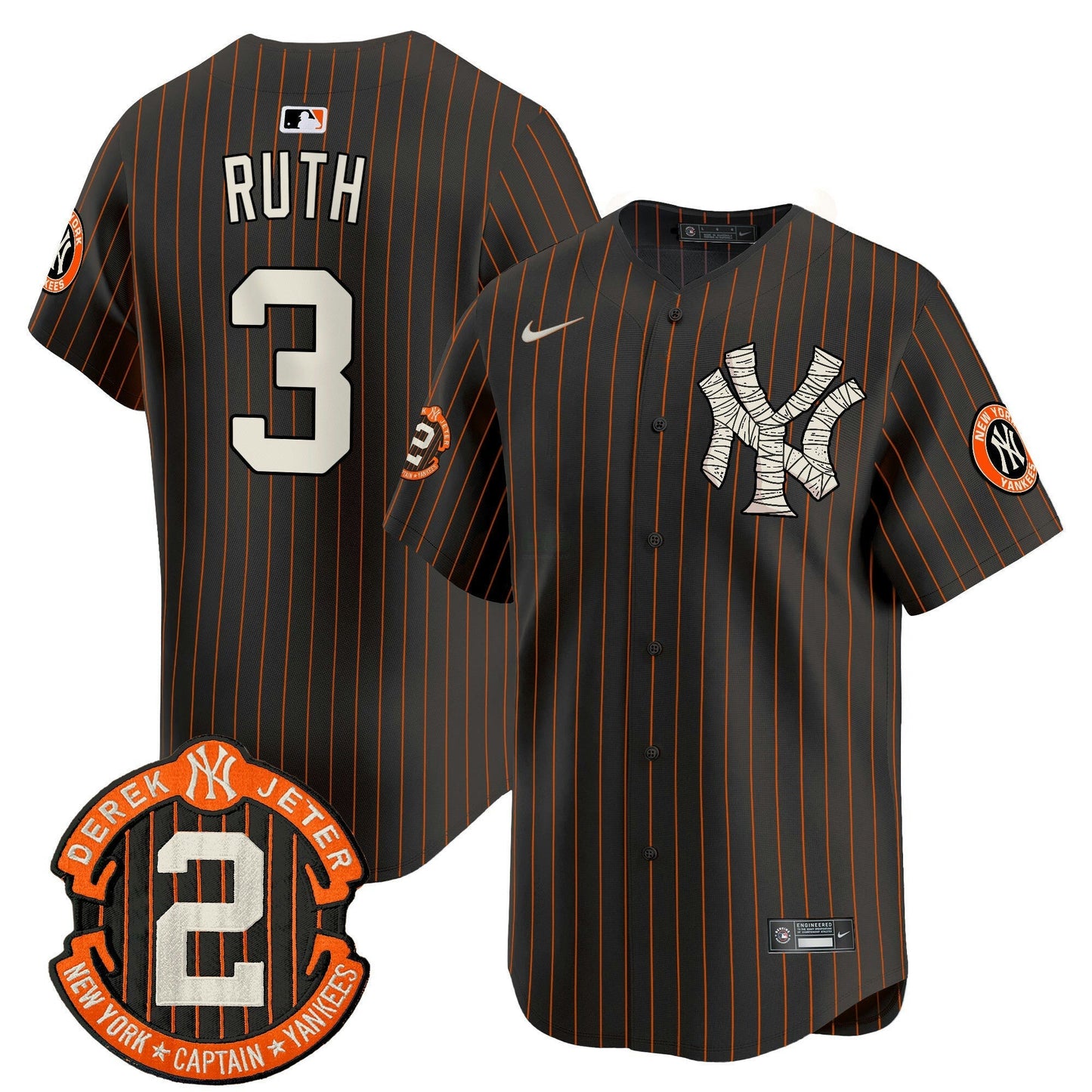 Camisa MLB New York Yankees Men’s Halloween Vapor Premier Limited Jersey