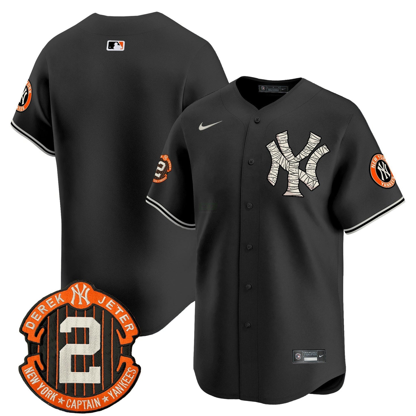 Camisa MLB New York Yankees Men’s Halloween Vapor Premier Limited Jersey