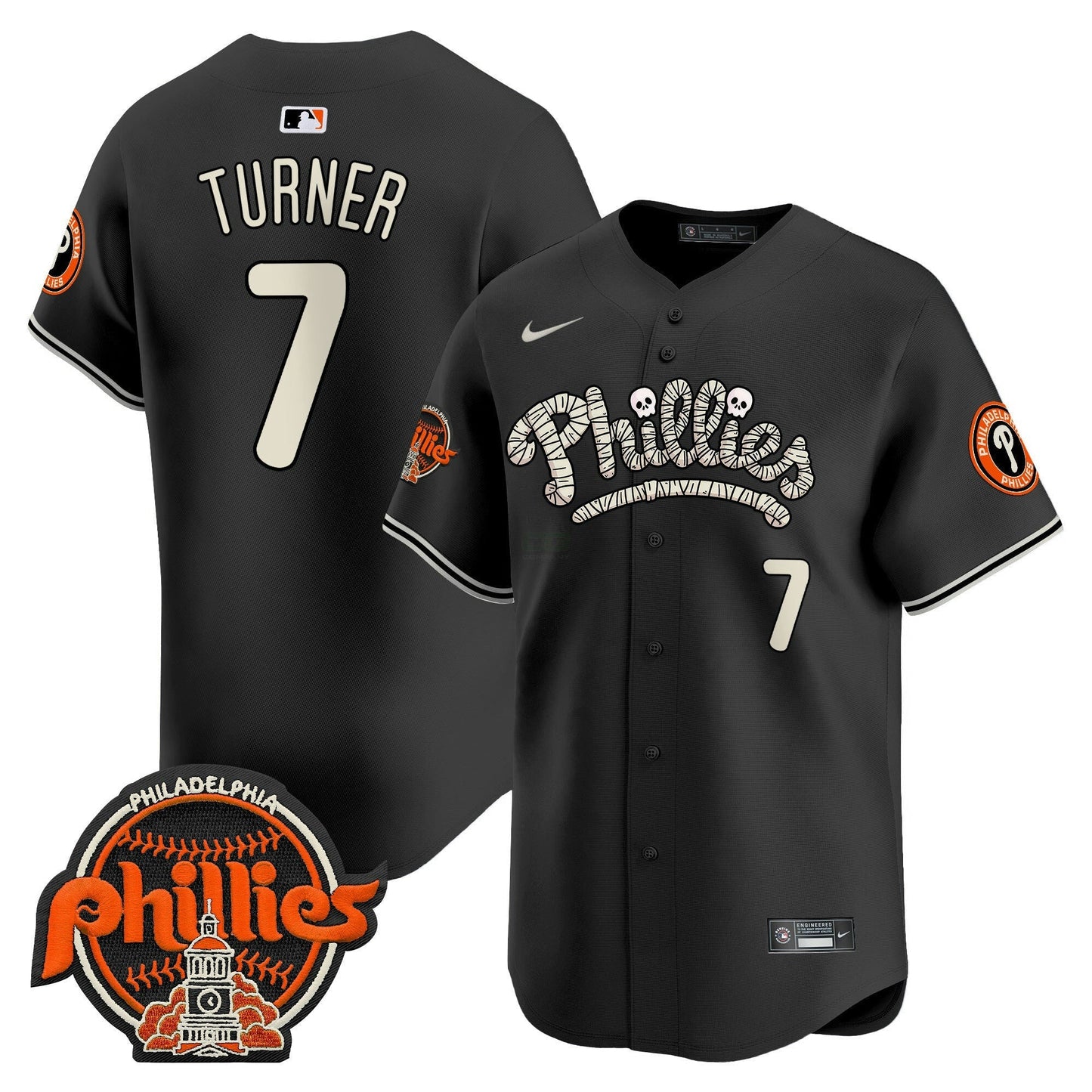 Camisa MLB Philadelphia Phillies Men’s Halloween Vapor Premier Limited Jersey