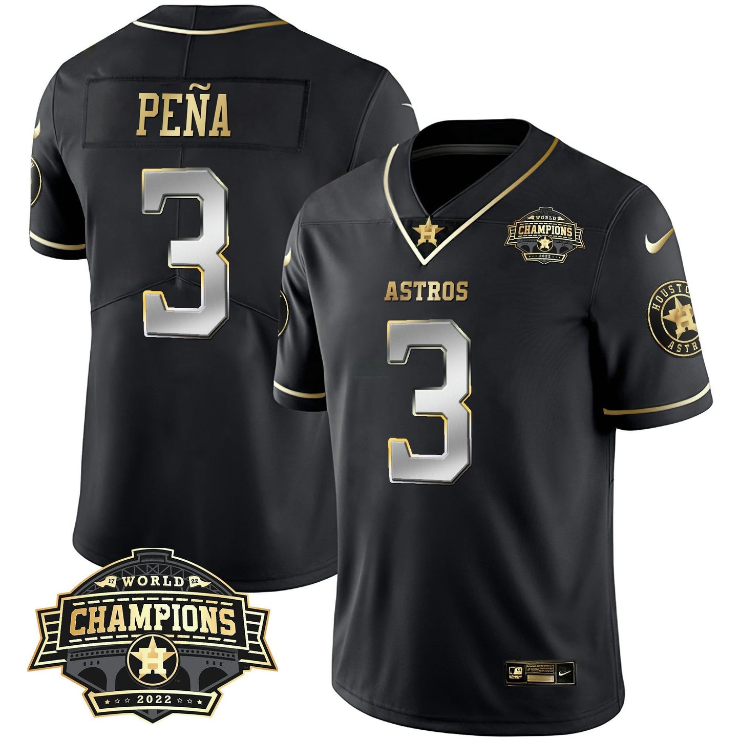 Camisa MLB Men’s Houston 2022 Champions Vapor Limited Jersey