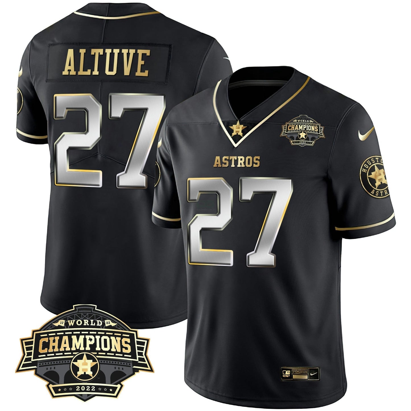 Camisa MLB Men’s Houston 2022 Champions Vapor Limited Jersey