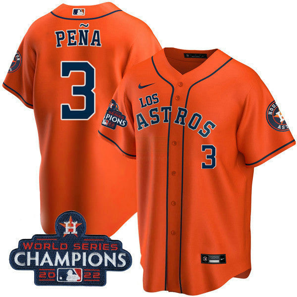 Camisa MLB Men’s Houston 2022 World Series Champions Player Jersey