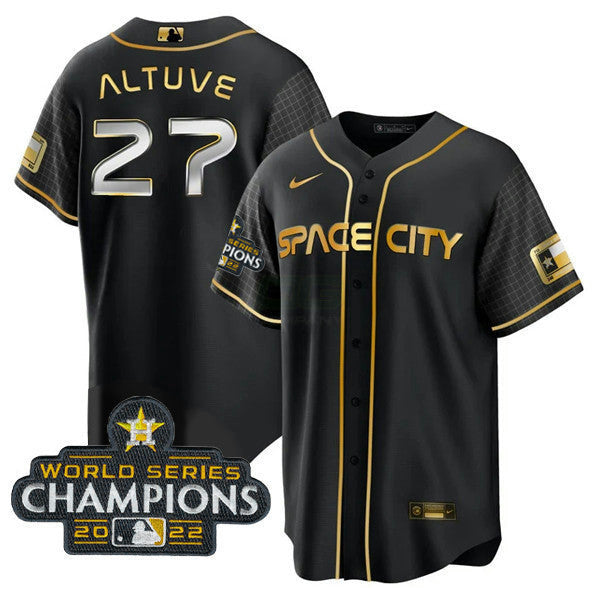 Camisa MLB Men’s Houston 2022 World Series Champions Player Jersey