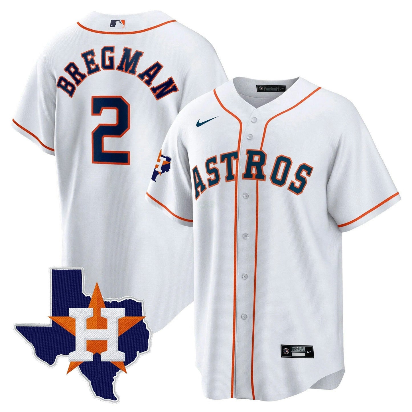 Camisa MLB Men’s Houston 2024 Dourada Jersey – Texas Patch