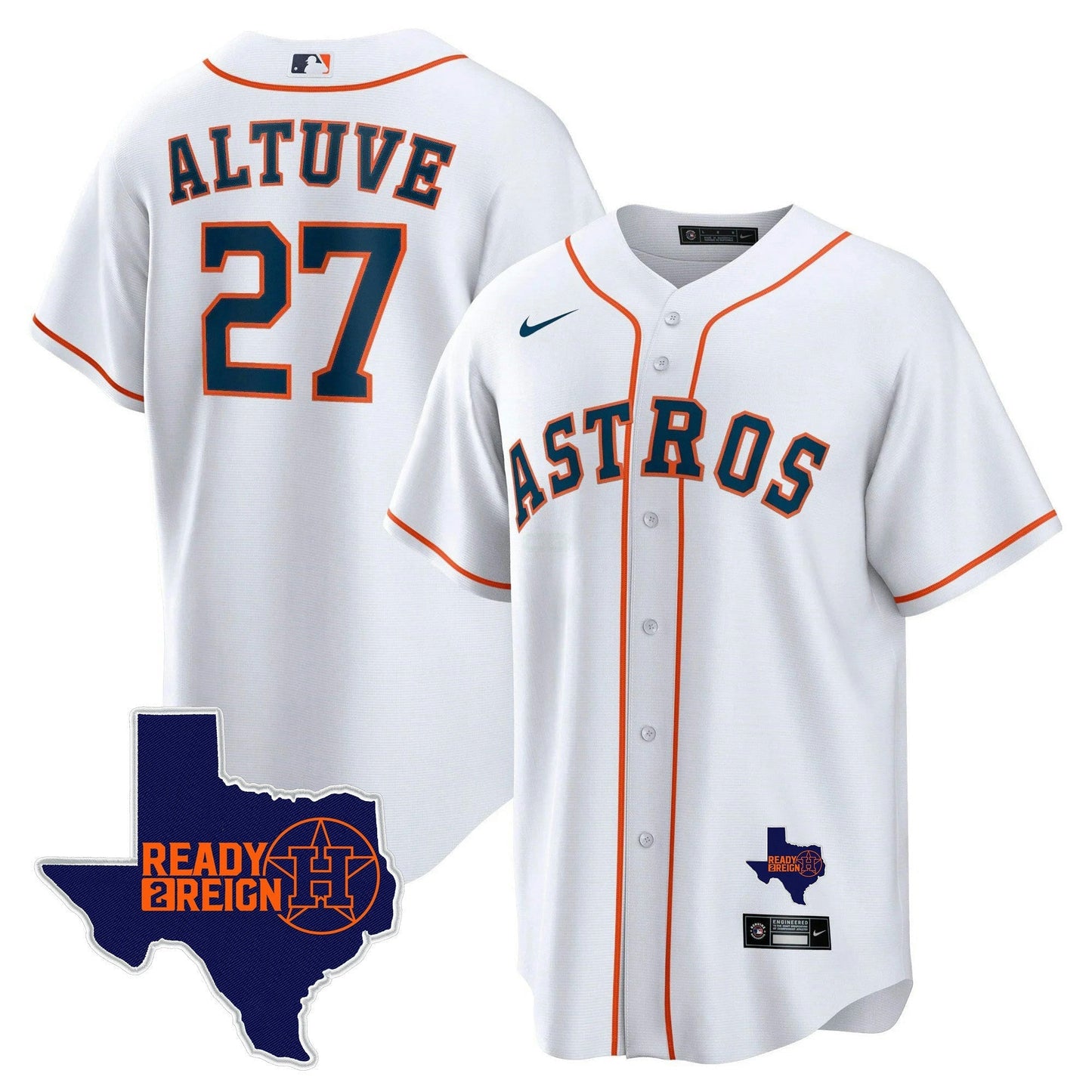 Camisa MLB Men’s Houston 2024 Ready 2 Reign Cool Base Jersey