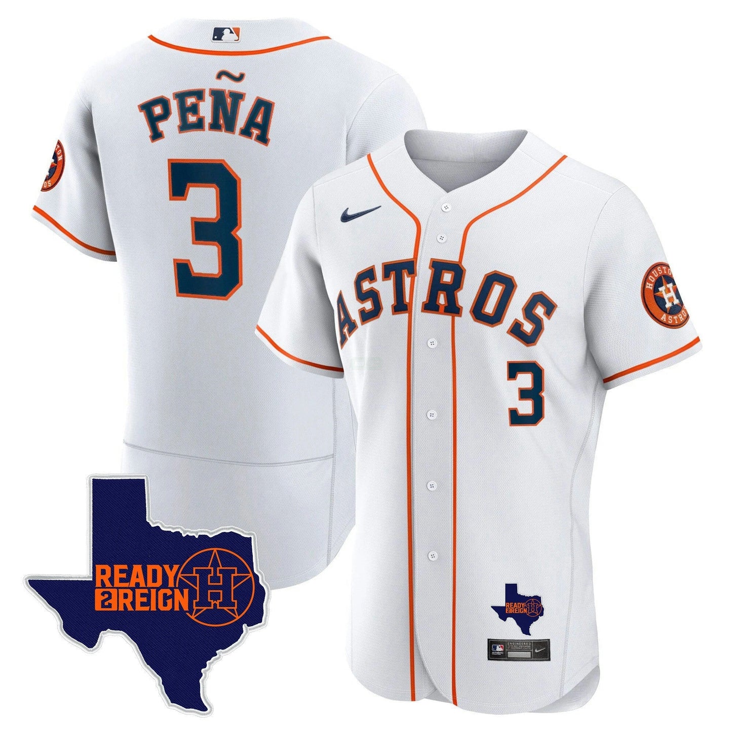 Camisa MLB Men’s Houston 2024 Ready 2 Reign Flex Base Jersey