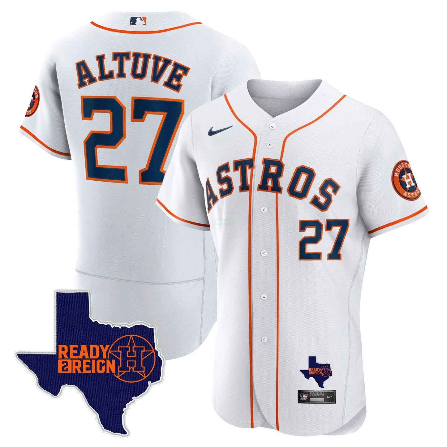 Camisa MLB Men’s Houston 2024 Ready 2 Reign Flex Base Jersey