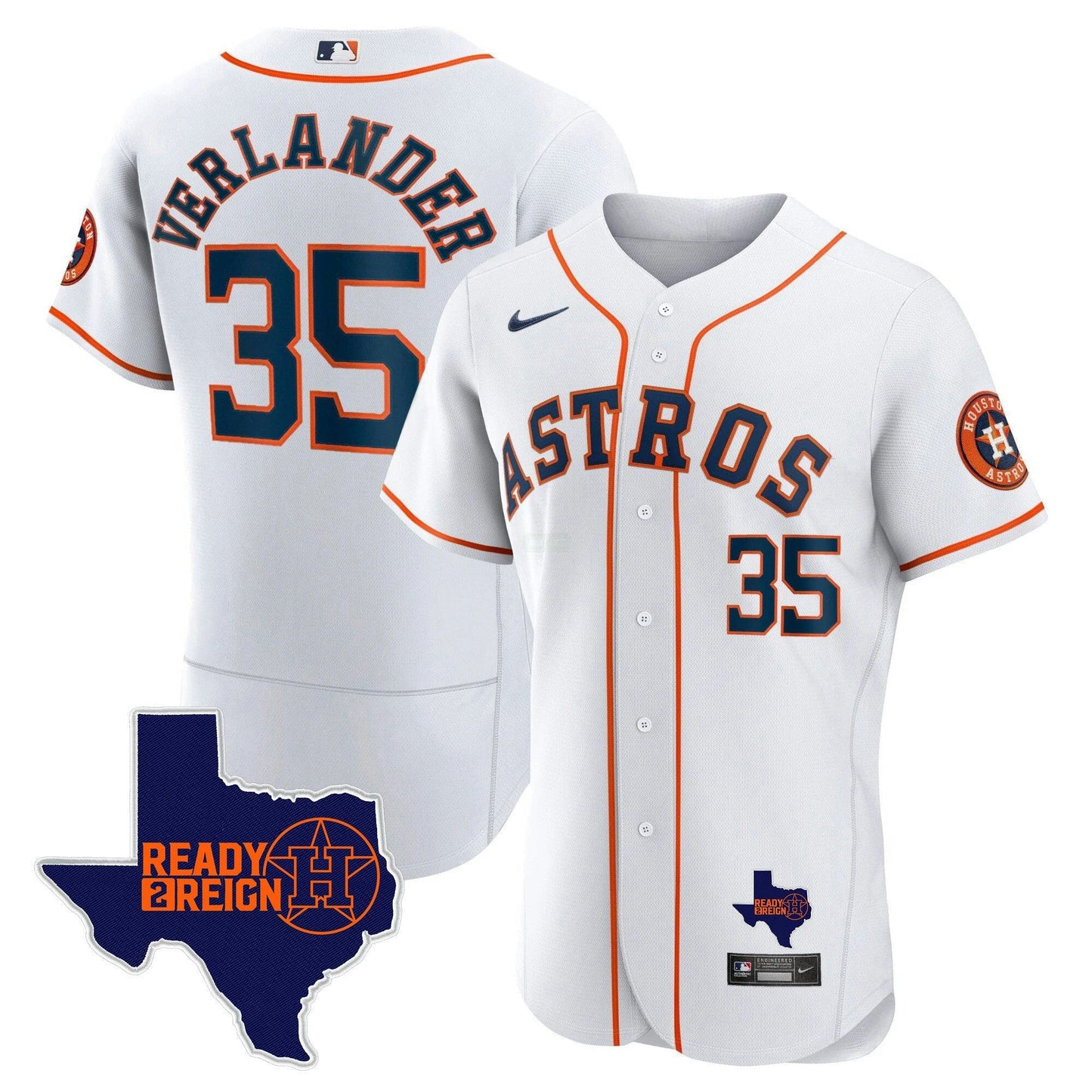 Camisa MLB Men’s Houston 2024 Ready 2 Reign Flex Base Jersey