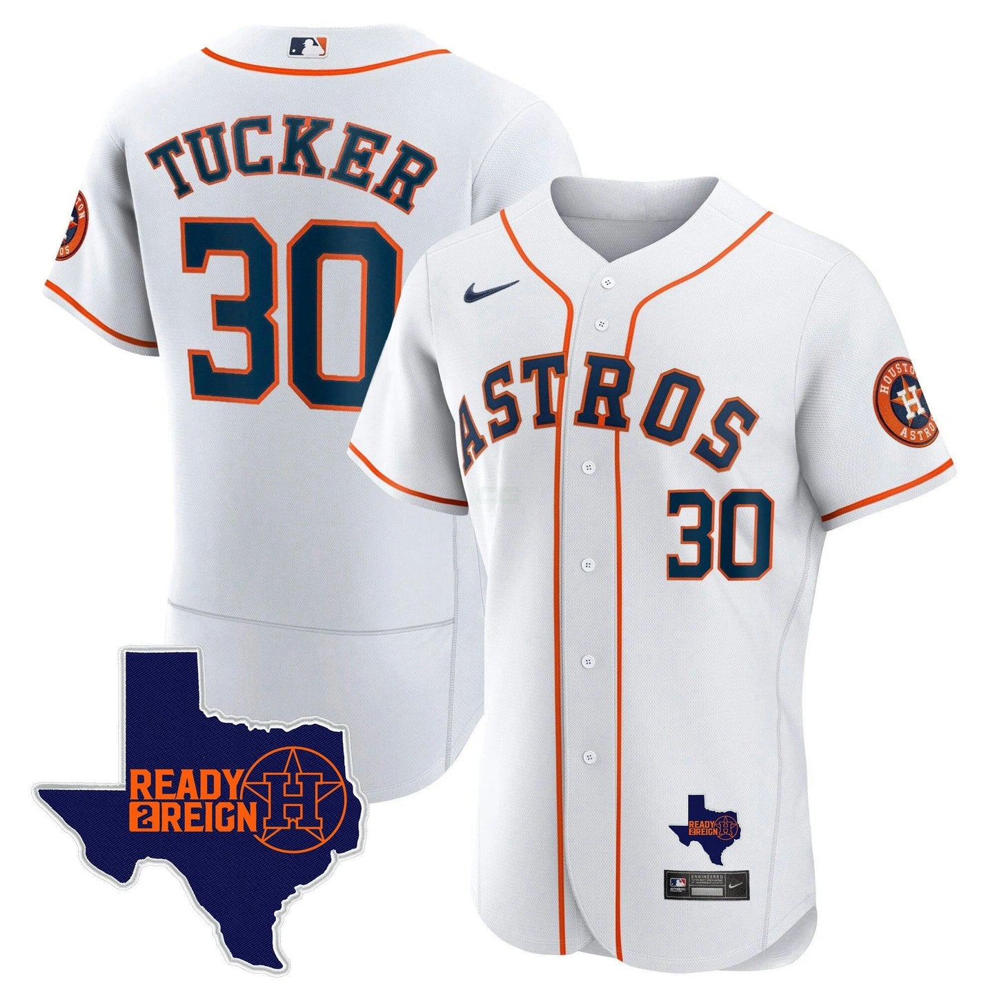 Camisa MLB Men’s Houston 2024 Ready 2 Reign Flex Base Jersey