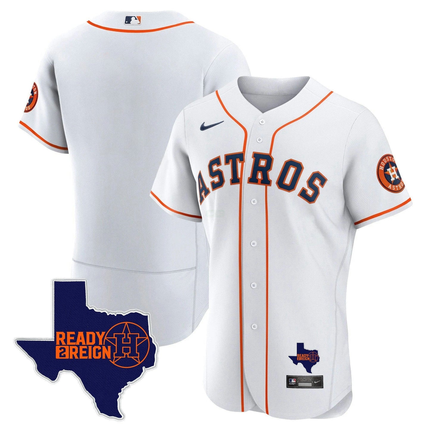 Camisa MLB Men’s Houston 2024 Ready 2 Reign Flex Base Jersey