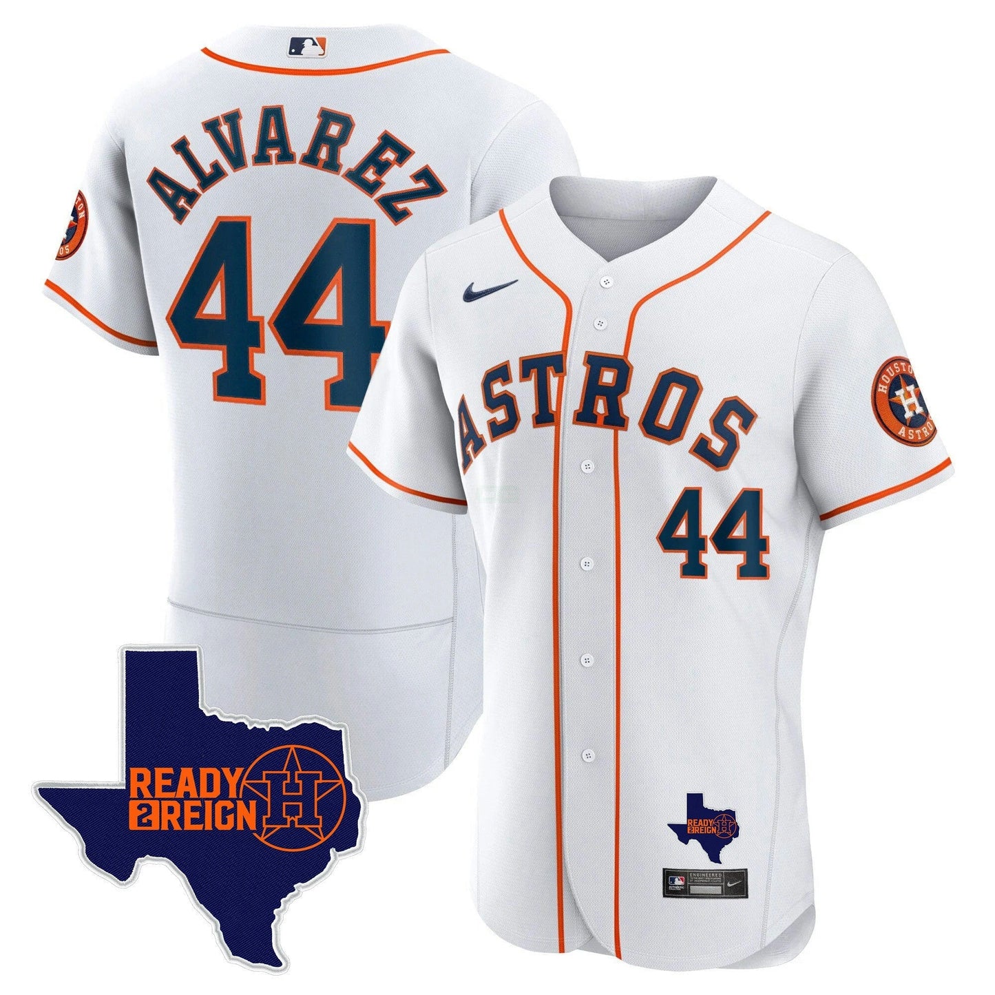 Camisa MLB Men’s Houston 2024 Ready 2 Reign Flex Base Jersey