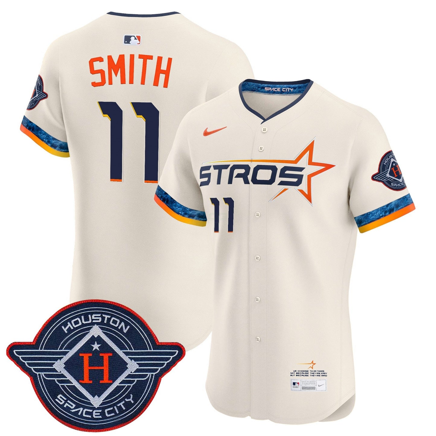Camisa MLB Men’s Houston 2025 City Connect Vapor Premier Elite Jersey