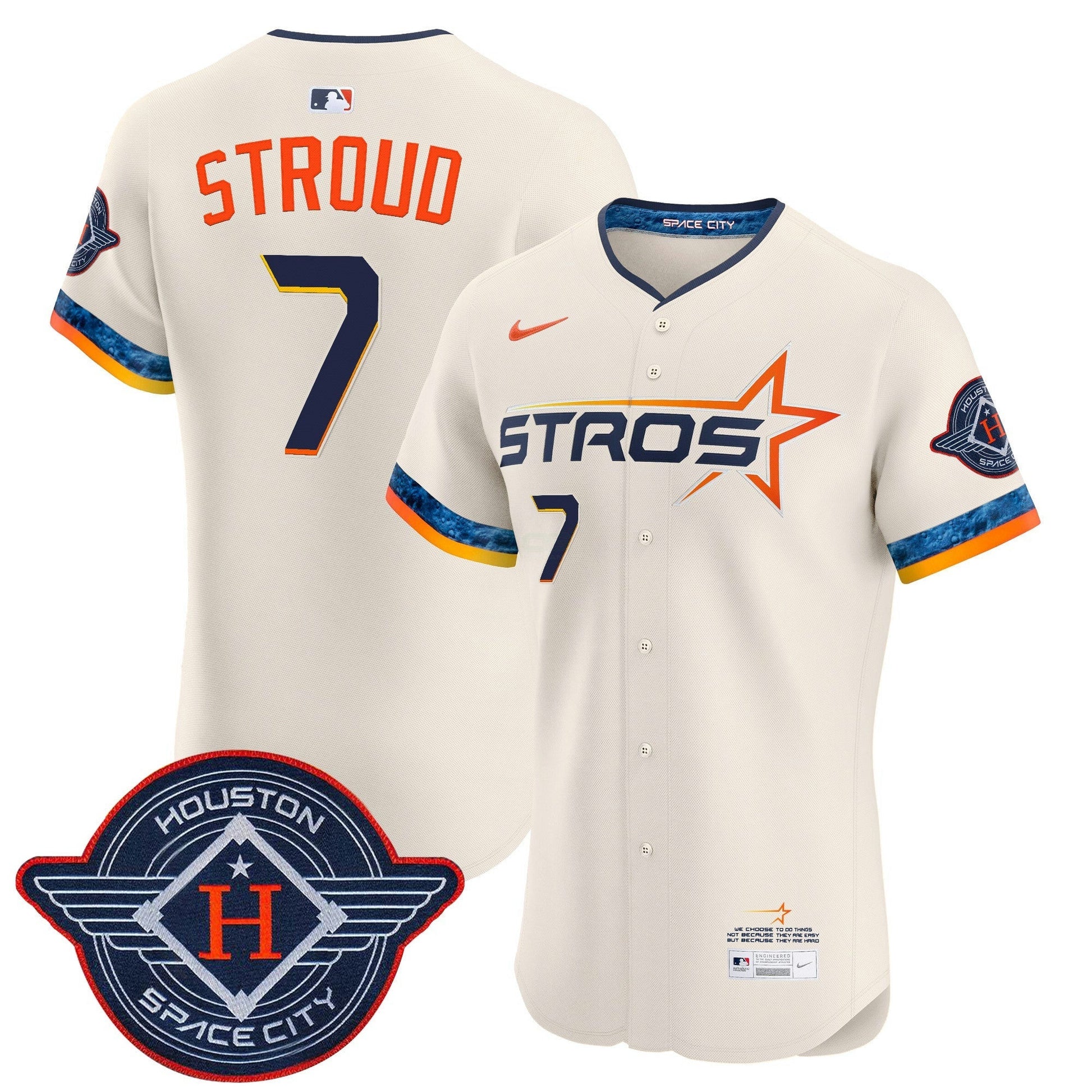 Camisa MLB Men’s Houston 2025 City Connect Vapor Premier Elite Jersey