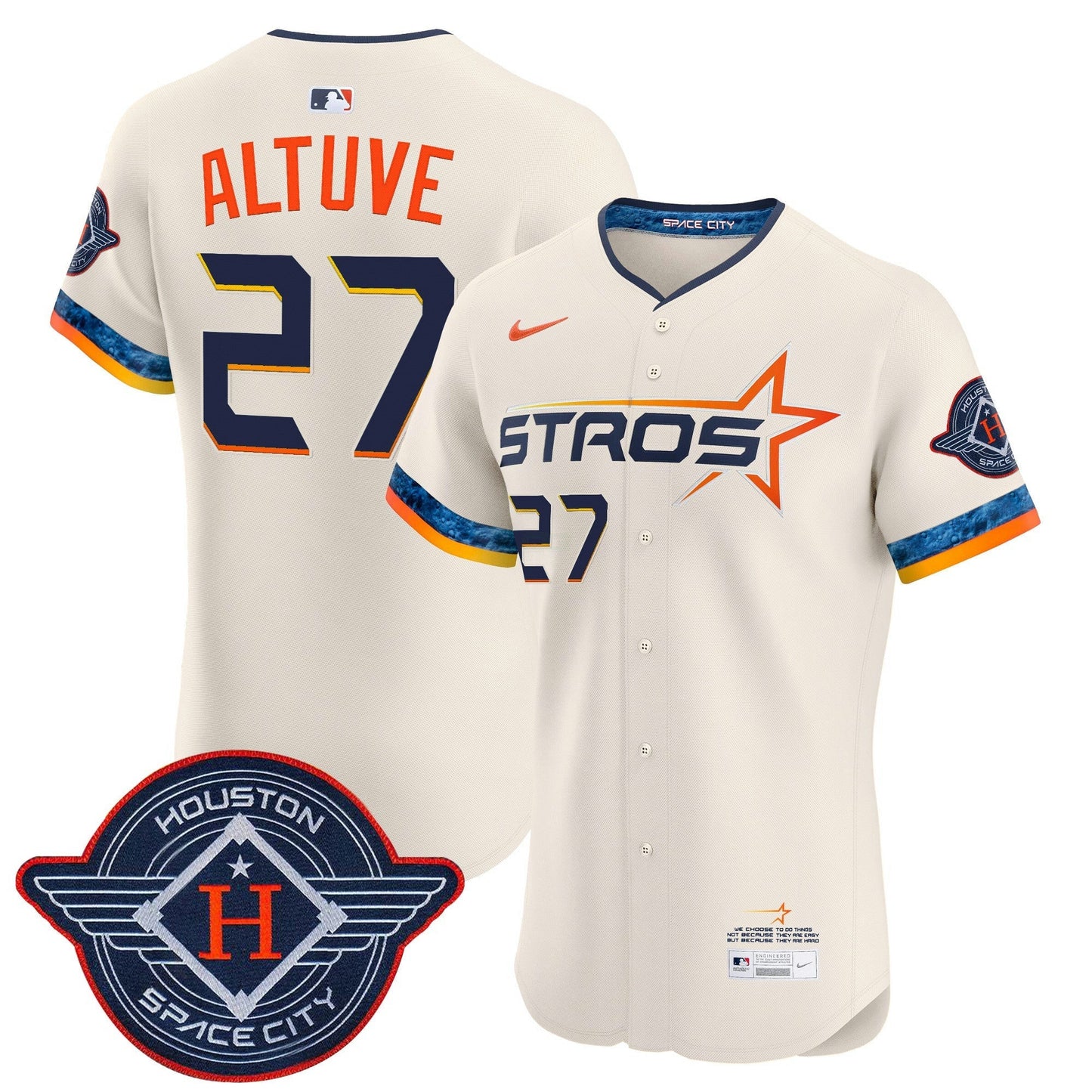 Camisa MLB Men’s Houston 2025 City Connect Vapor Premier Elite Jersey