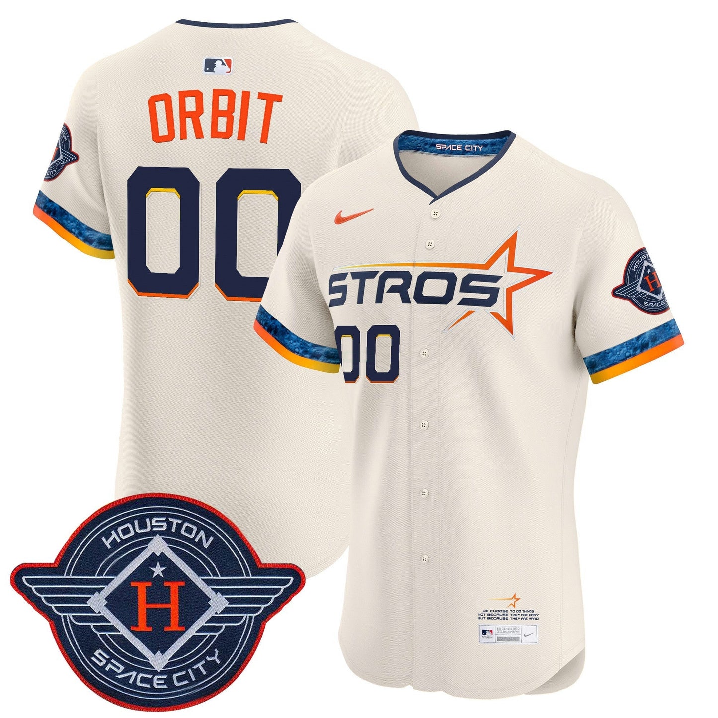 Camisa MLB Men’s Houston 2025 City Connect Vapor Premier Elite Jersey