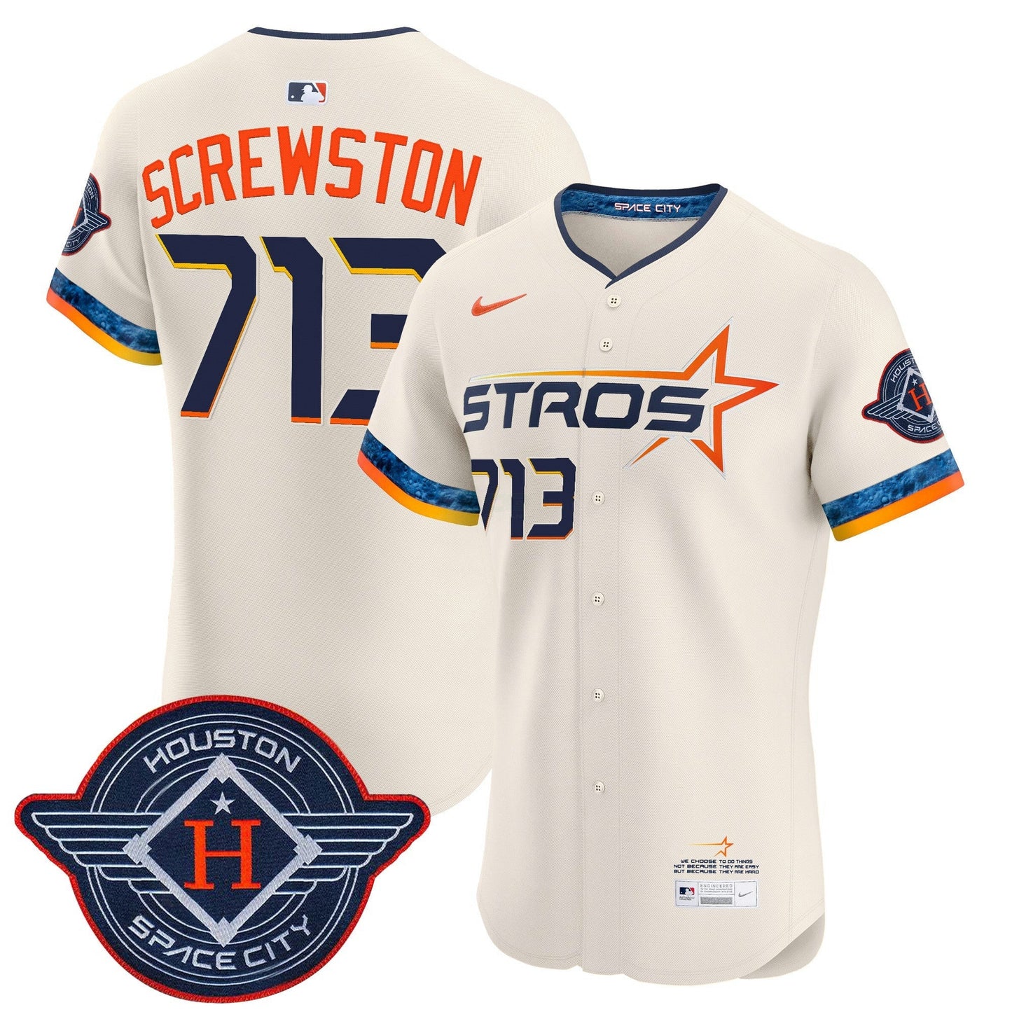Camisa MLB Men’s Houston 2025 City Connect Vapor Premier Elite Jersey