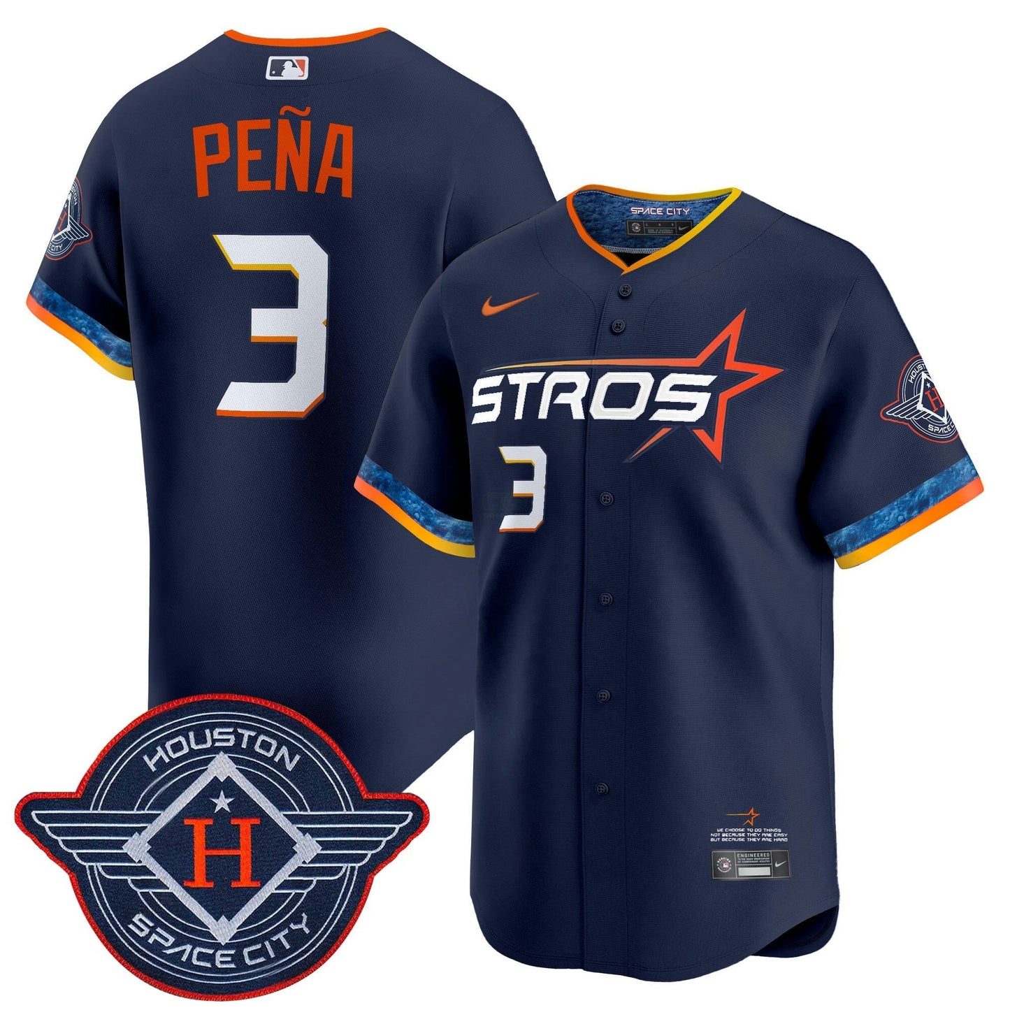 Camisa MLB Men’s Houston 2025 City Connect Vapor Premier Limited Jersey