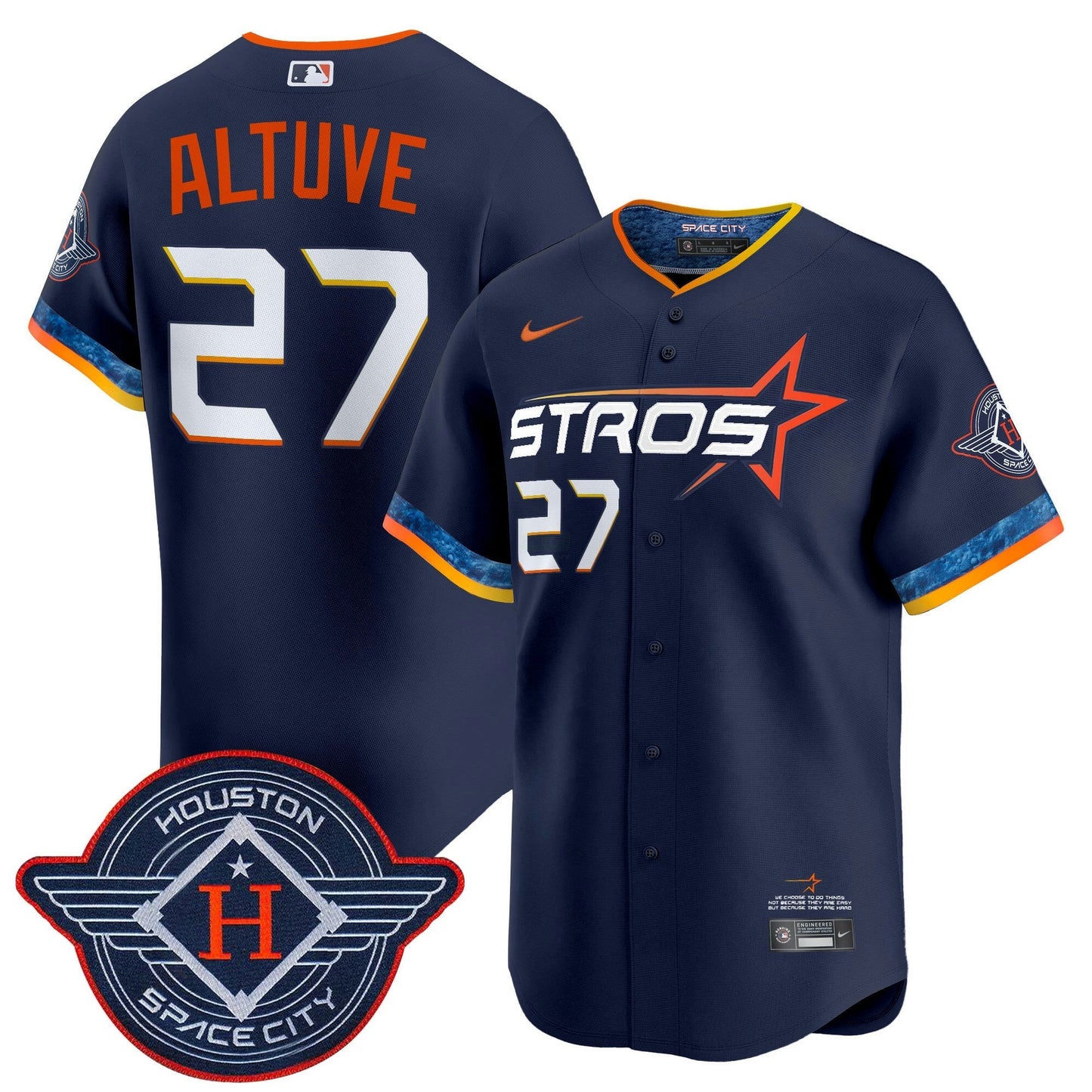 Camisa MLB Men’s Houston 2025 City Connect Vapor Premier Limited Jersey