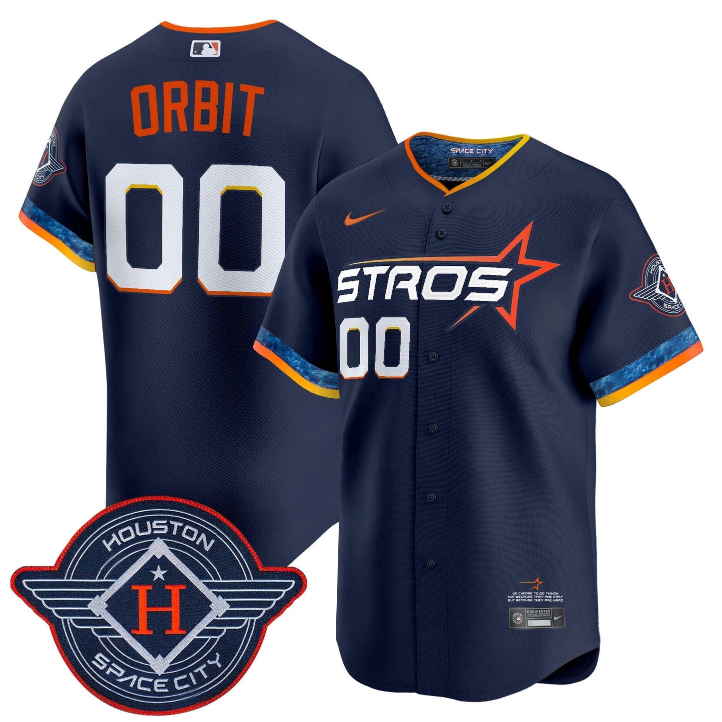 Camisa MLB Men’s Houston 2025 City Connect Vapor Premier Limited Jersey