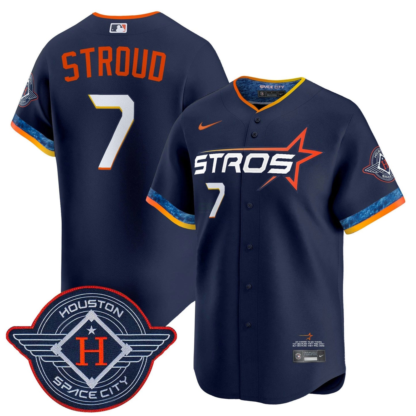 Camisa MLB Men’s Houston 2025 City Connect Vapor Premier Limited Jersey