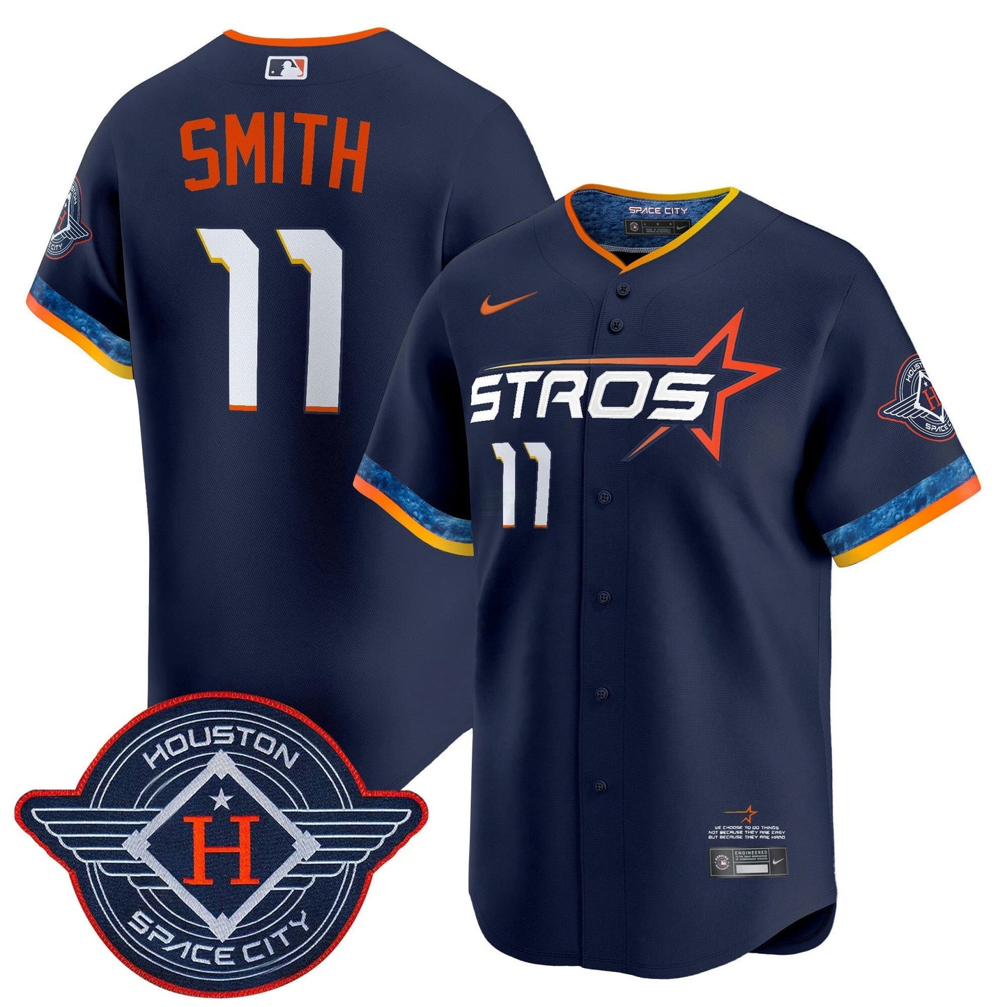 Camisa MLB Men’s Houston 2025 City Connect Vapor Premier Limited Jersey