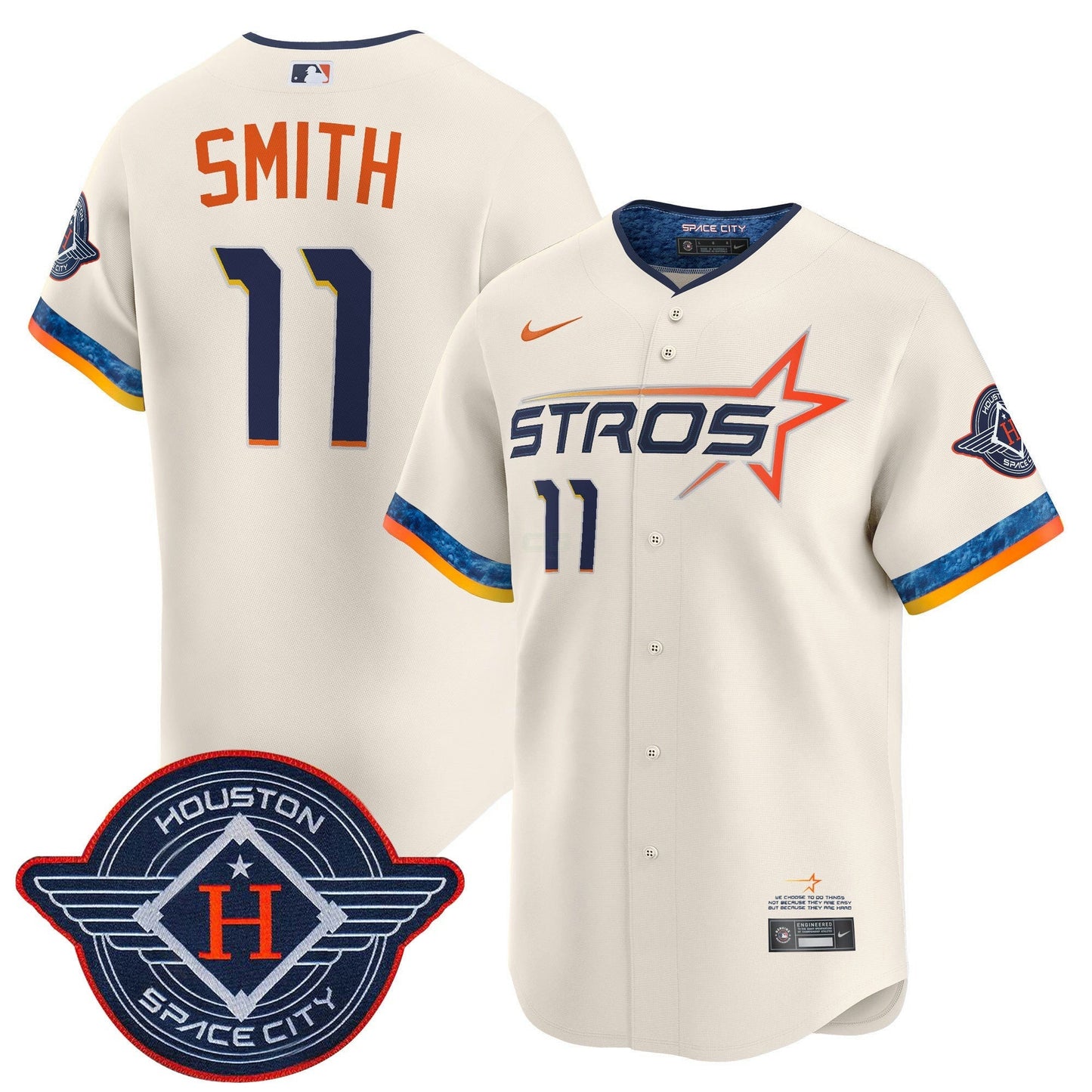 Camisa MLB Men’s Houston 2025 City Connect Vapor Premier Limited Jersey