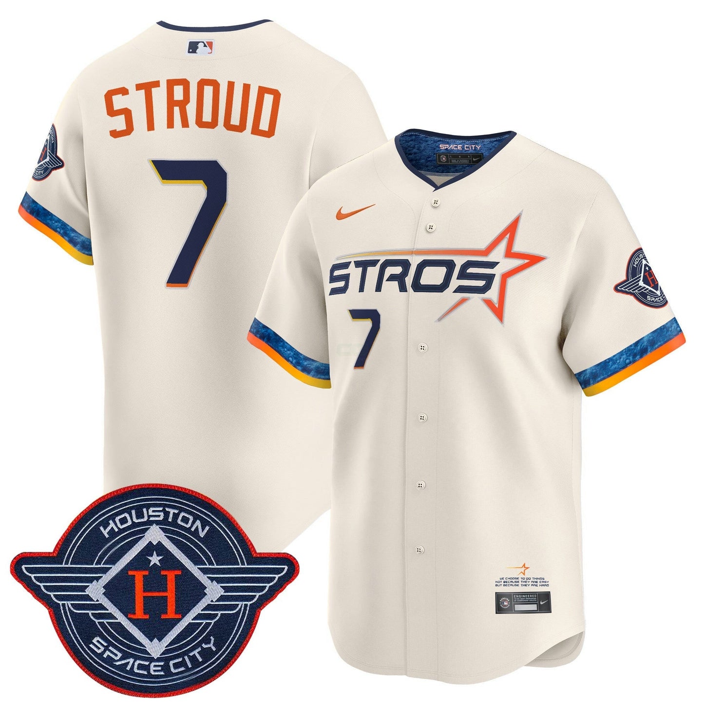 Camisa MLB Men’s Houston 2025 City Connect Vapor Premier Limited Jersey