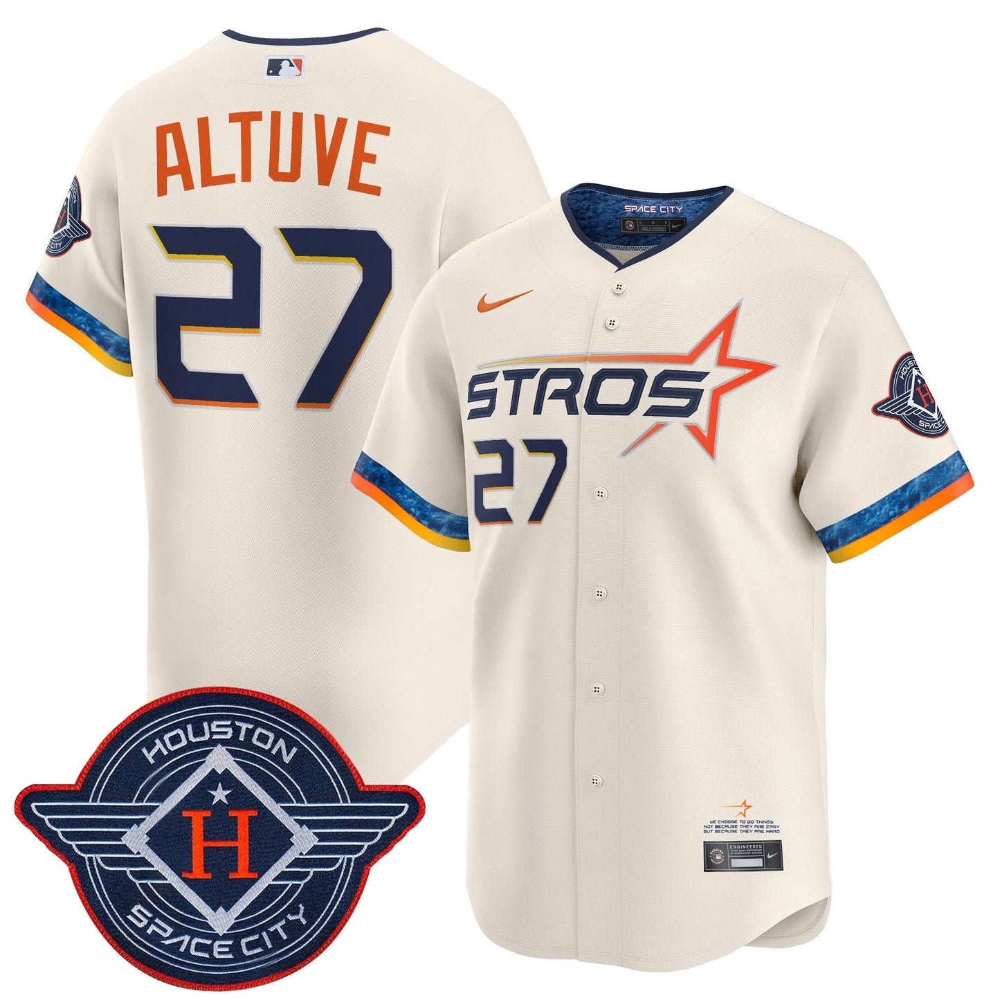 Camisa MLB Men’s Houston 2025 City Connect Vapor Premier Limited Jersey