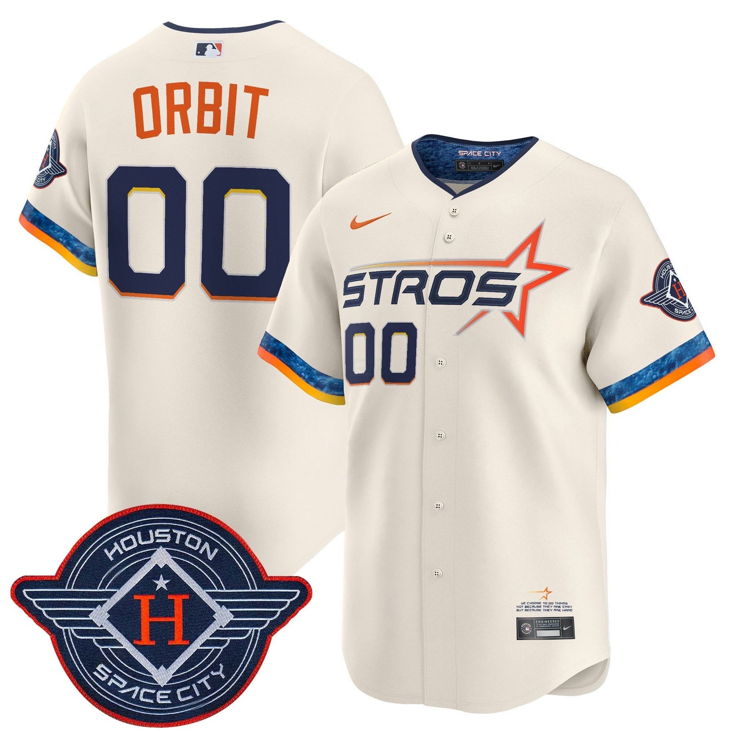 Camisa MLB Men’s Houston 2025 City Connect Vapor Premier Limited Jersey