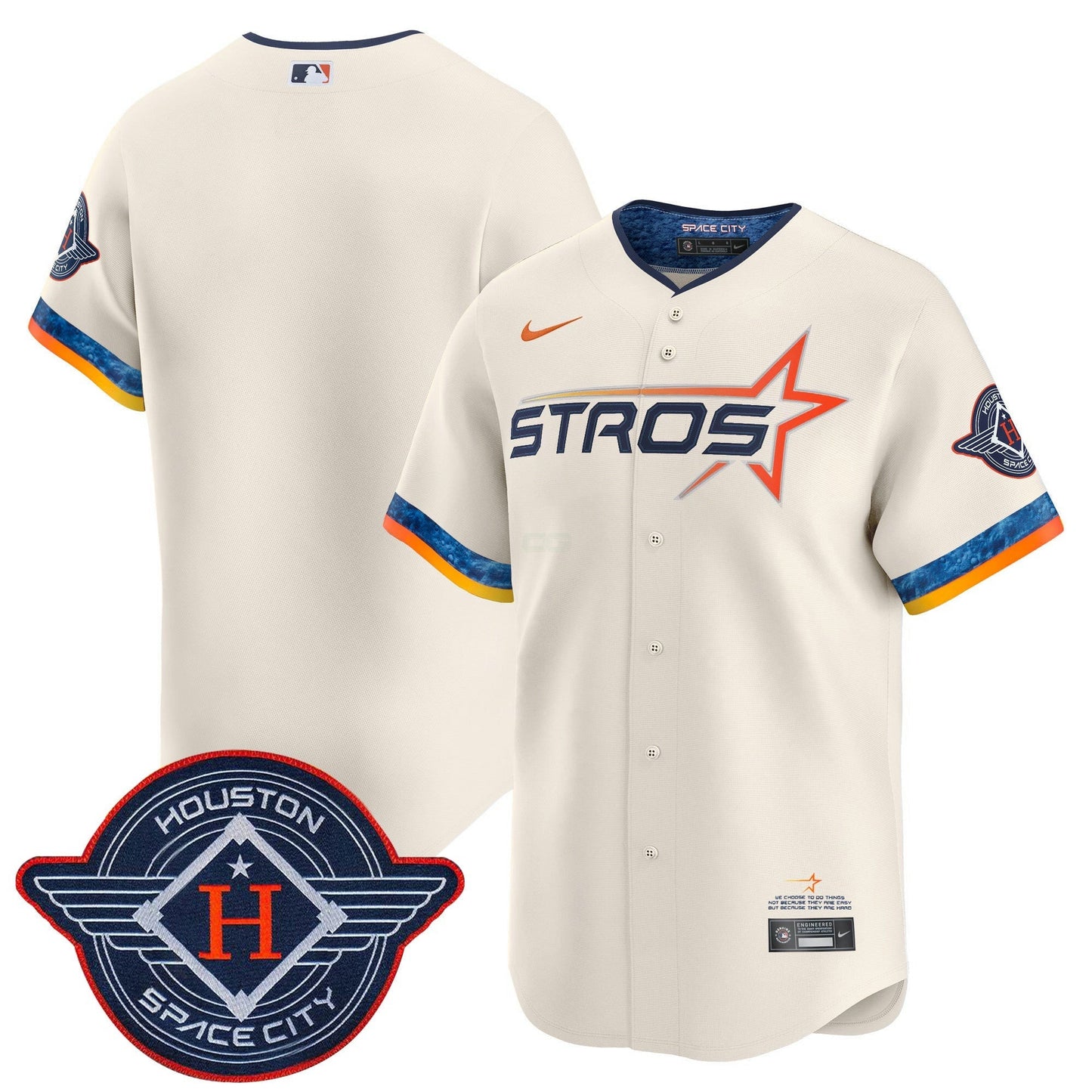 Camisa MLB Men’s Houston 2025 City Connect Vapor Premier Limited Jersey