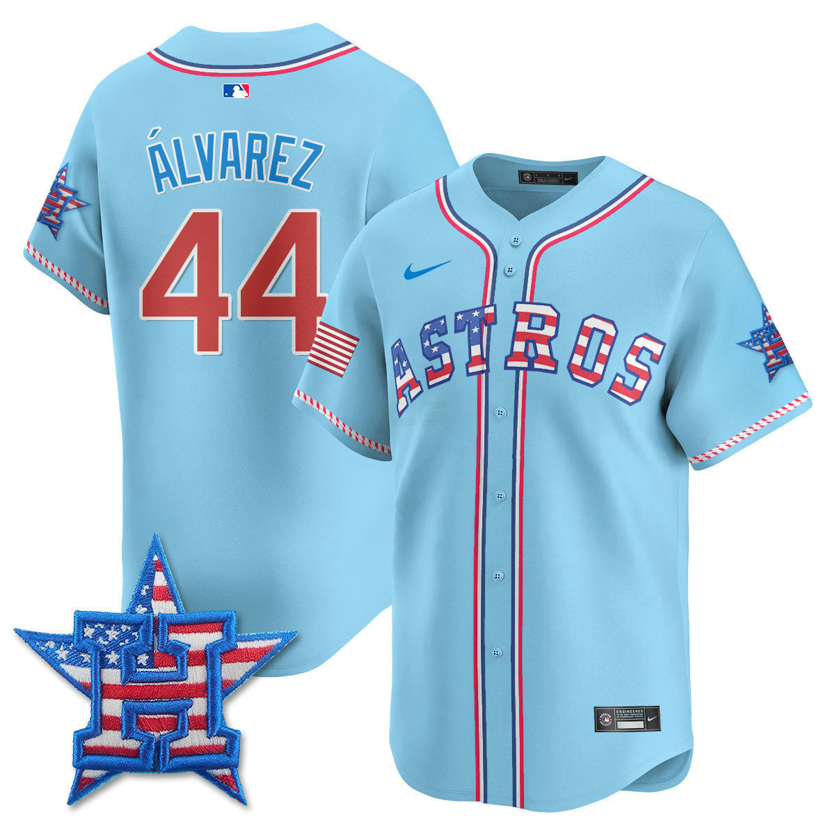 Camisa MLB Men’s Houston 2025 Fourth of July Vapor Premier Limited Jersey