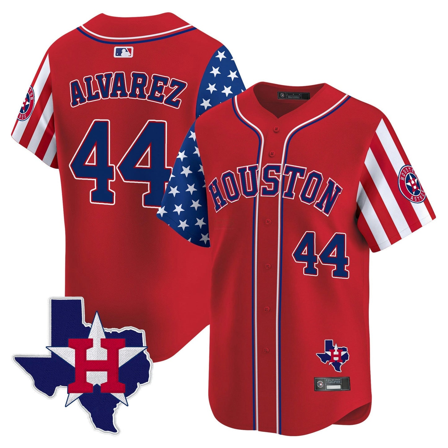 Camisa MLB Men’s Houston 2025 Independence Day Vapor Premier Limited Jersey V2