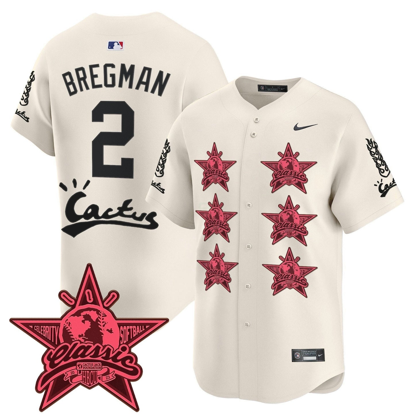 Camisa MLB Men’s Houston Cactus Jack 2025 Vapor Premier Limited Jersey V2
