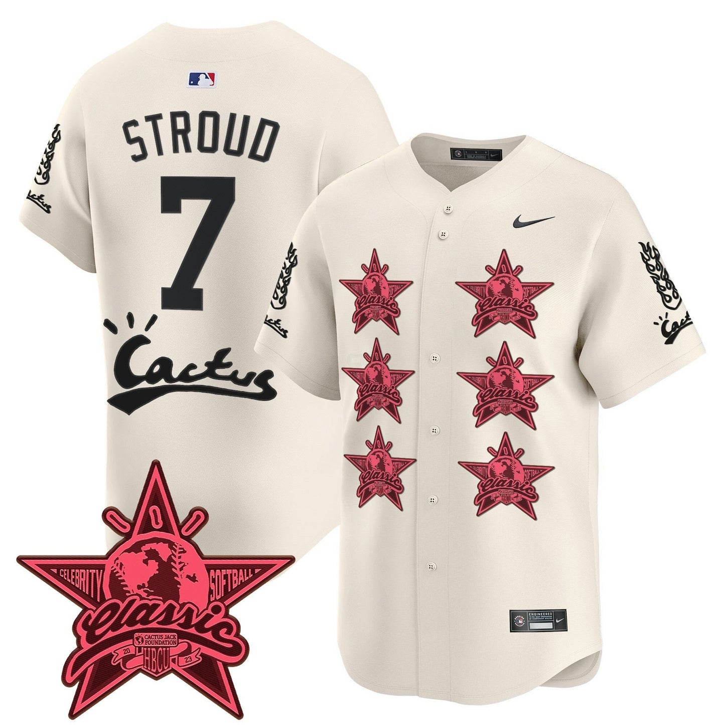 Camisa MLB Men’s Houston Cactus Jack 2025 Vapor Premier Limited Jersey V2