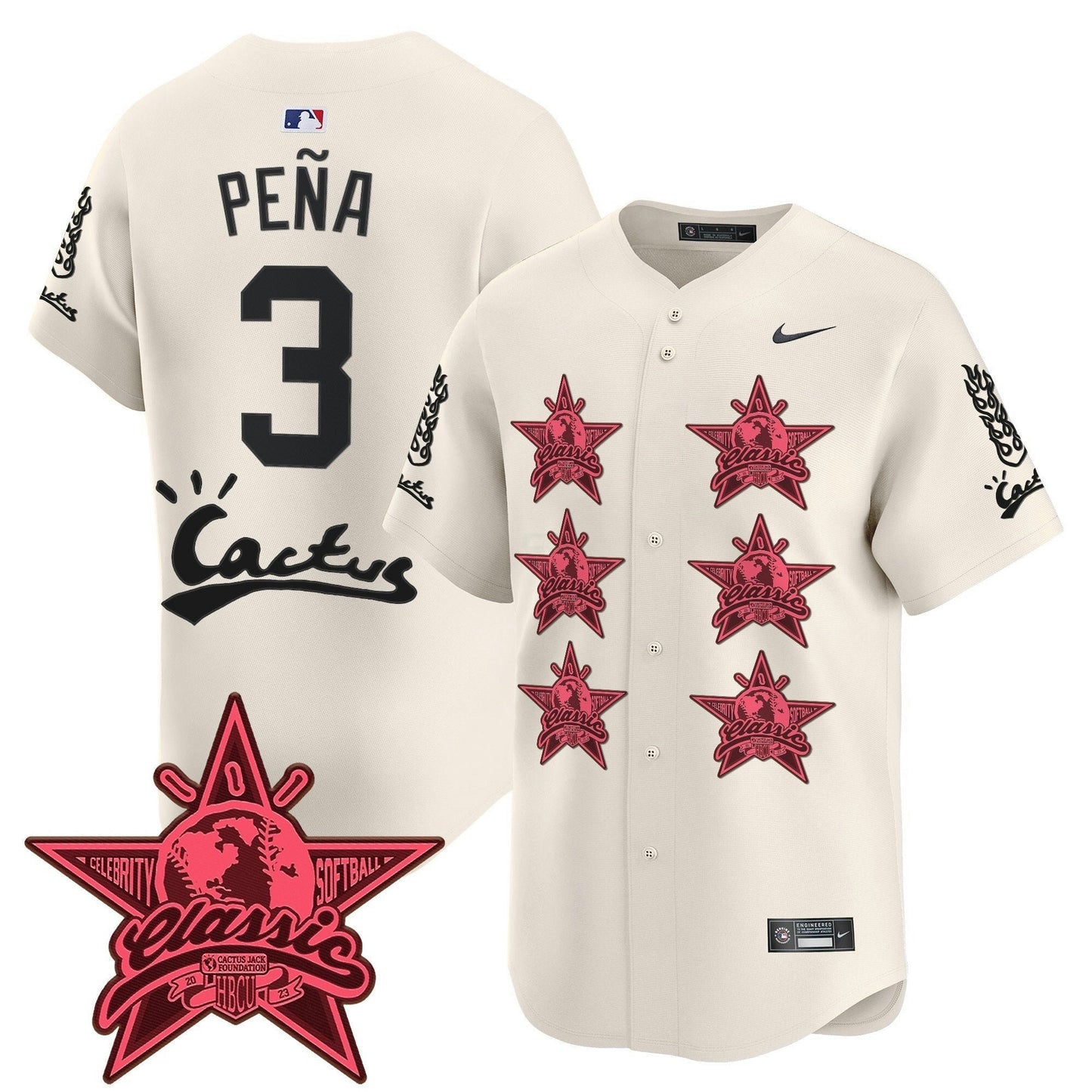 Camisa MLB Men’s Houston Cactus Jack 2025 Vapor Premier Limited Jersey V2