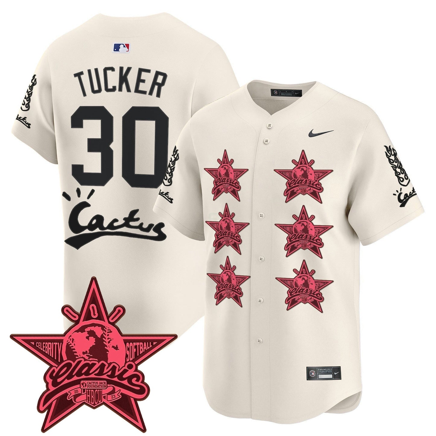 Camisa MLB Men’s Houston Cactus Jack 2025 Vapor Premier Limited Jersey V2