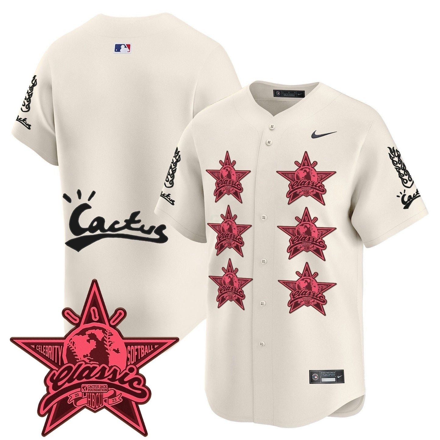 Camisa MLB Men’s Houston Cactus Jack 2025 Vapor Premier Limited Jersey V2