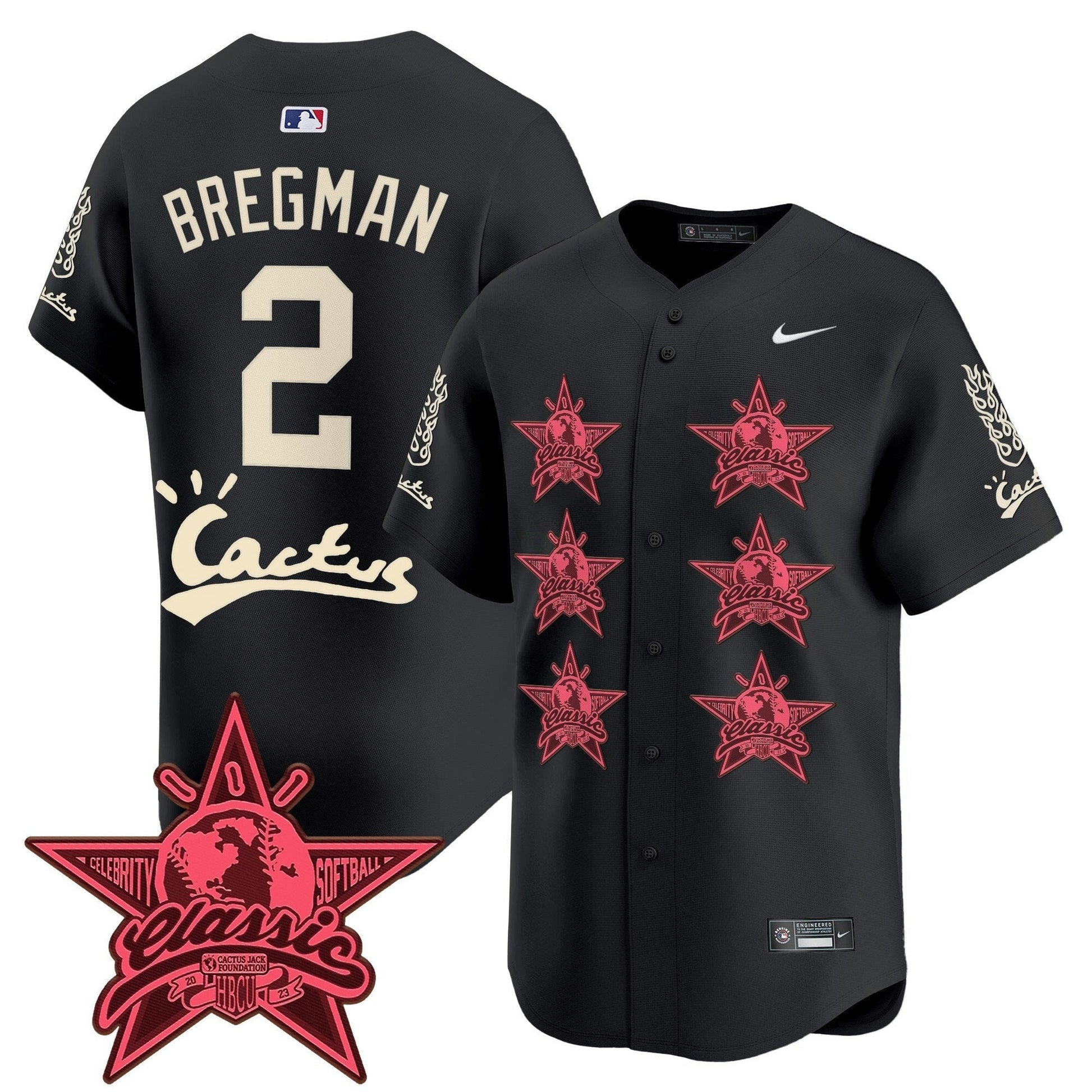 Camisa MLB Men’s Houston Cactus Jack 2025 Vapor Premier Limited Jersey V2