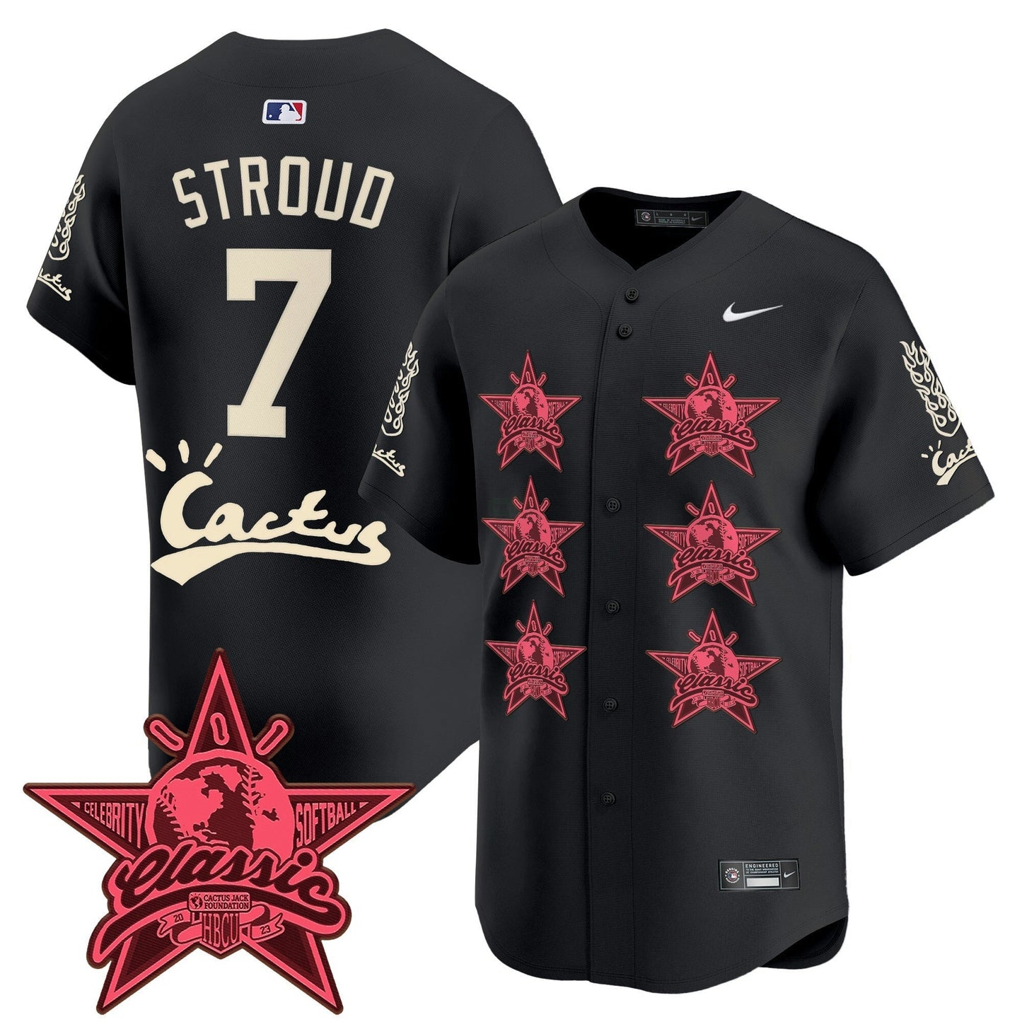 Camisa MLB Men’s Houston Cactus Jack 2025 Vapor Premier Limited Jersey V2
