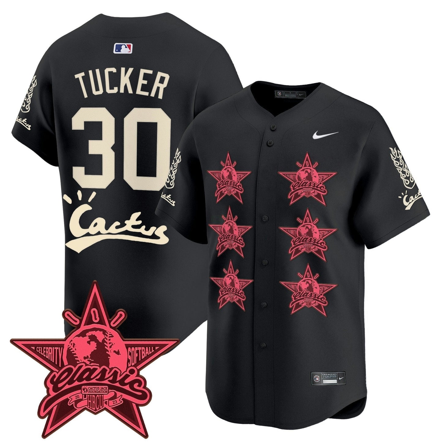 Camisa MLB Men’s Houston Cactus Jack 2025 Vapor Premier Limited Jersey V2