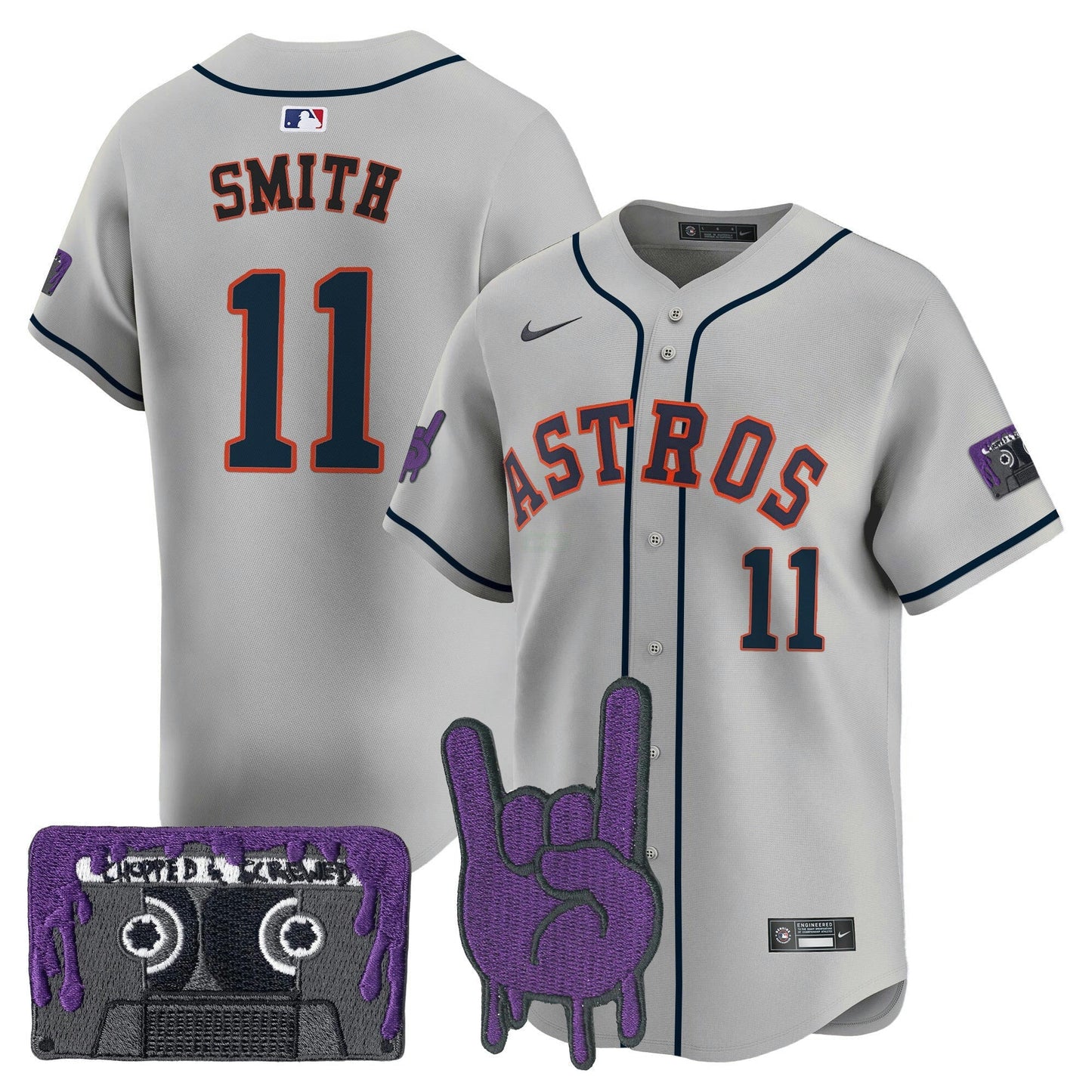 Camisa MLB Men’s Houston DJ Screw Patch Vapor Premier Limited Jersey
