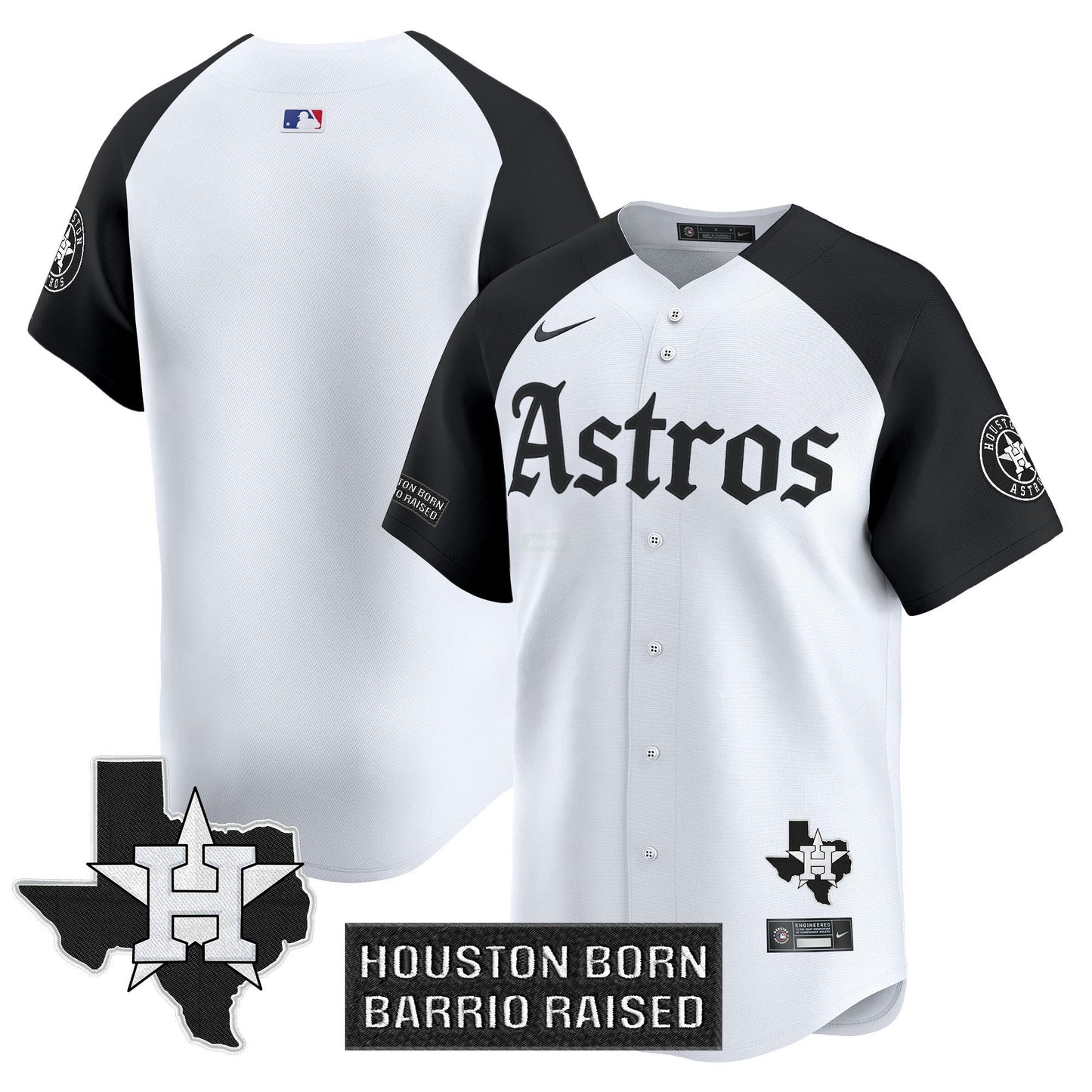 Camisa MLB Men’s Houston ‘Gothic Edition’ Vapor Premier Limited Jersey