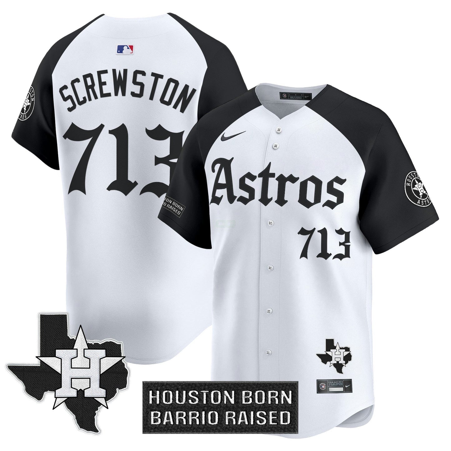 Camisa MLB Men’s Houston ‘Gothic Edition’ Vapor Premier Limited Jersey