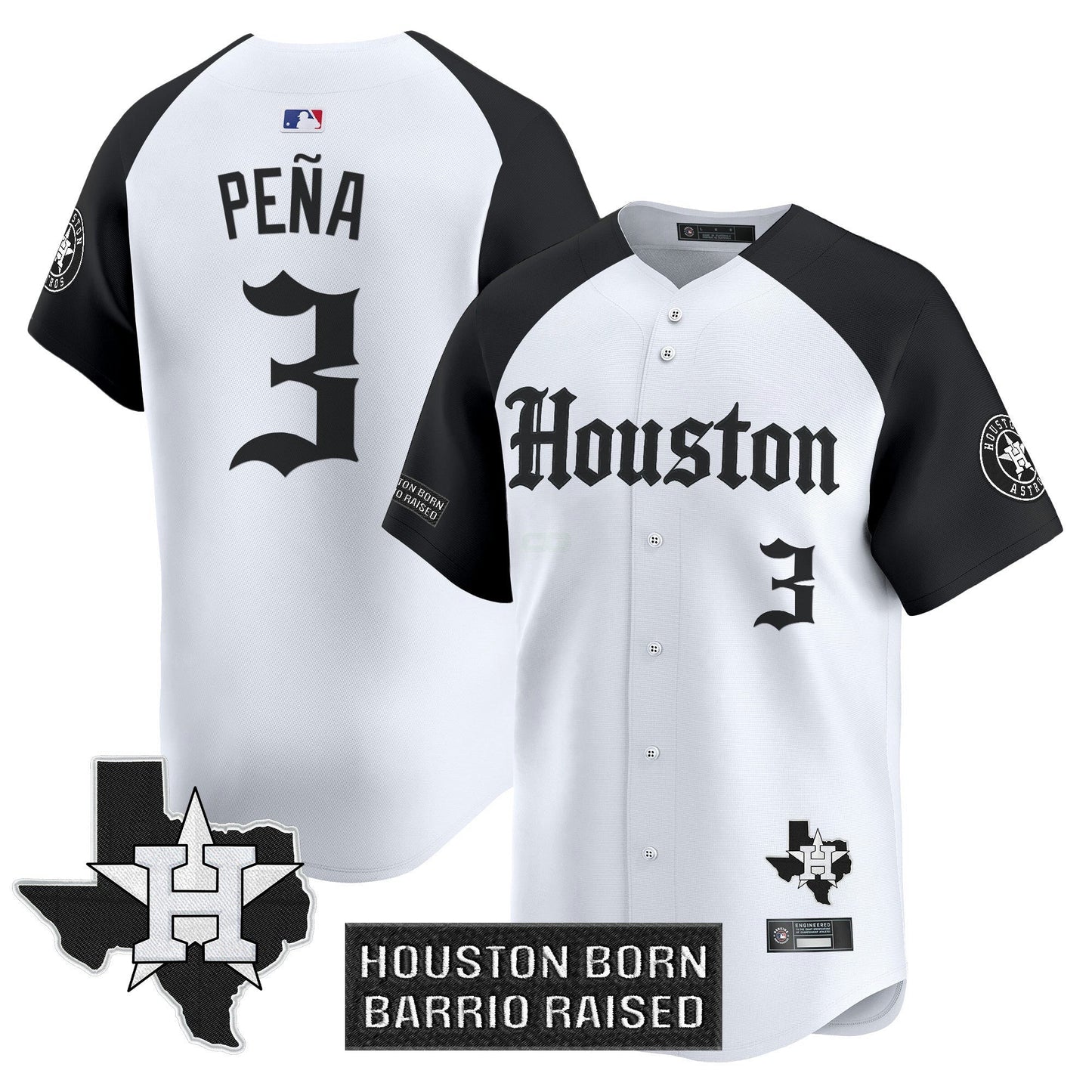 Camisa MLB Men’s Houston ‘Gothic Edition’ Vapor Premier Limited Jersey V2