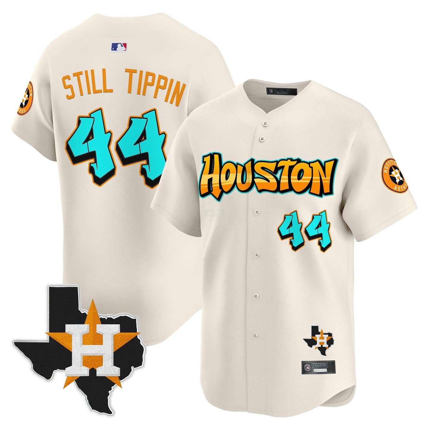 Camisa MLB Men’s Houston ‘Graffiti H-Town Edition’ Vapor Premier Limited Jersey