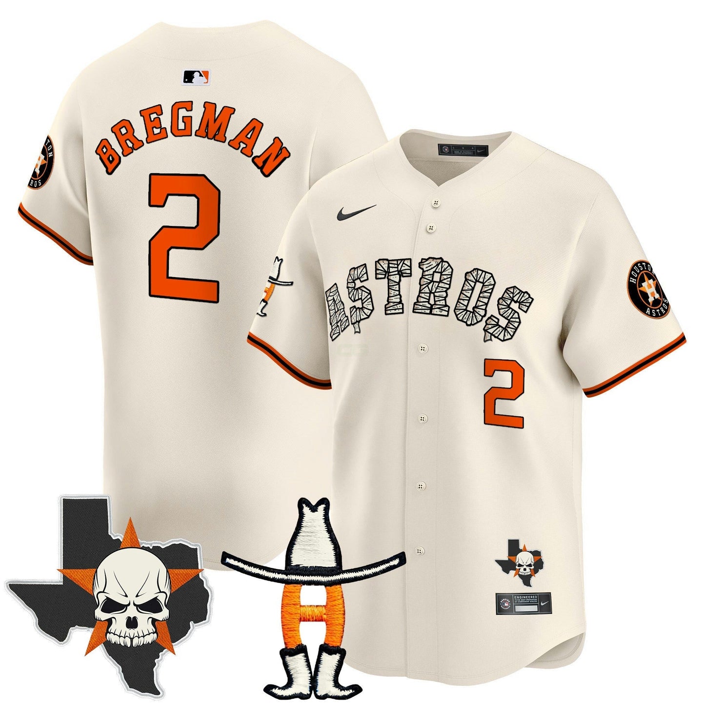 Camisa MLB Men’s Houston Halloween Vapor Premier Limited Jersey