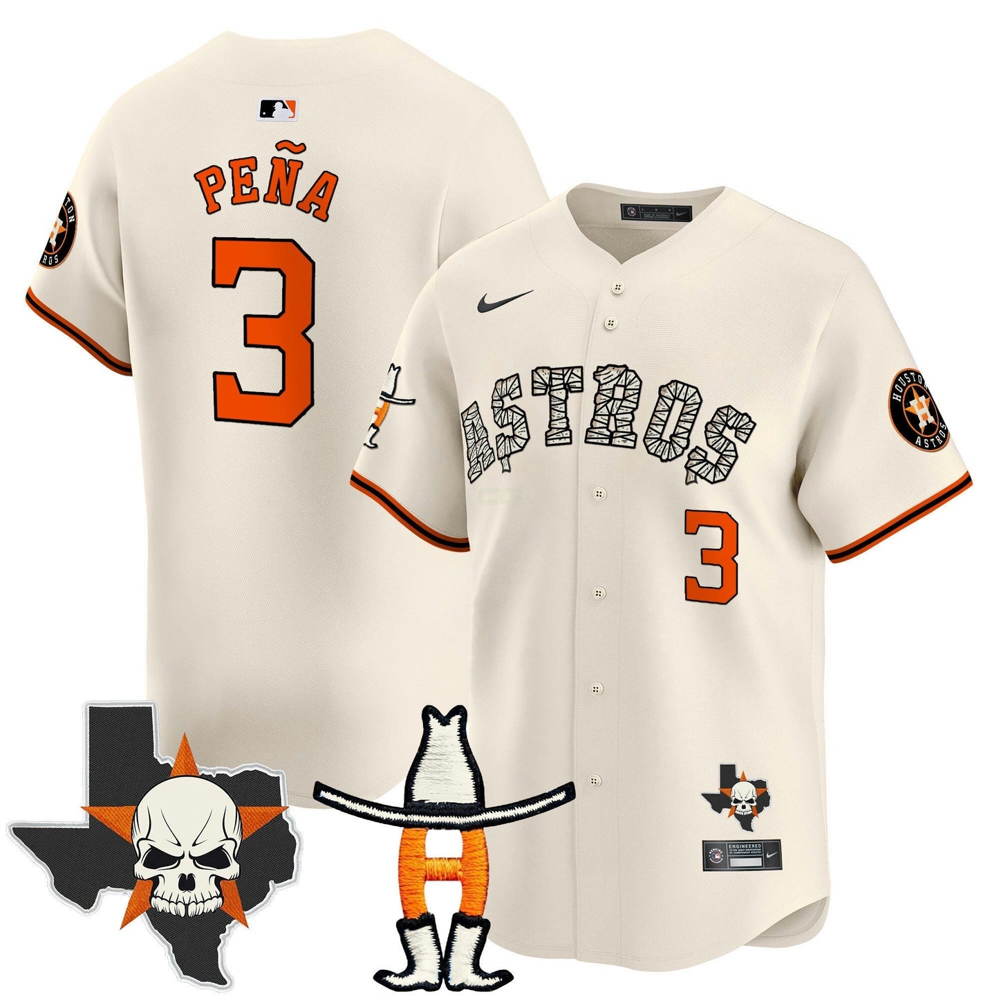Camisa MLB Men’s Houston Halloween Vapor Premier Limited Jersey
